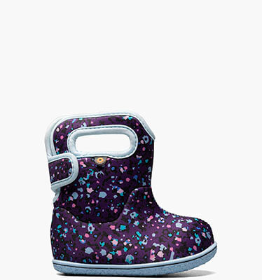 Baby Bogs Little Textures Baby Rain Boots in Purple Multi for $35.00