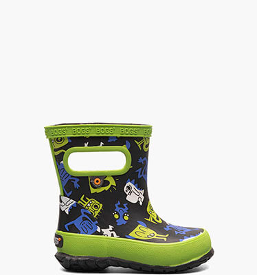 Skipper Monsters Kids' Rain Boots in Black Multi for $29.90