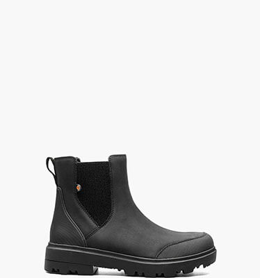 Holly Chelsea Leather Women's Casual Boots in Black for $89.90