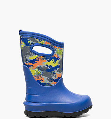 Neo-Classic Topo Camo Kids' Winter Boots in Blue Multi for $69.90