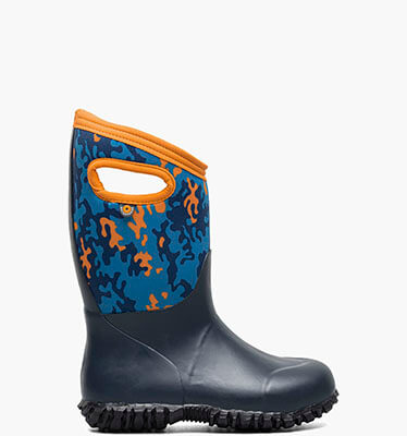 York Neo Camo Kid's Insulated Rain Boots in Navy Multi for $49.90