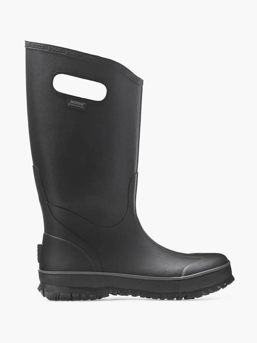 black mens waterproof boots
