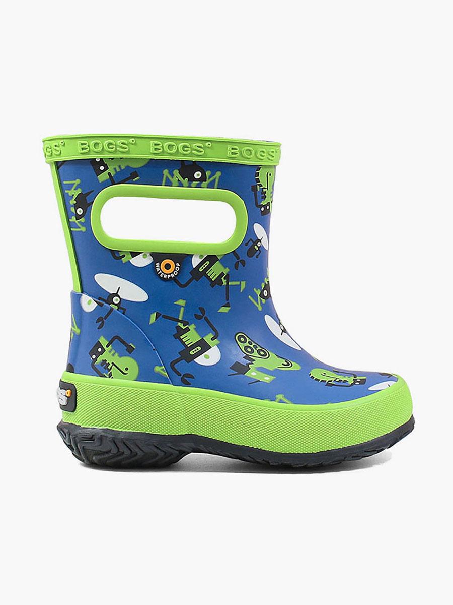 Skipper Robots Kids Rain Boots 