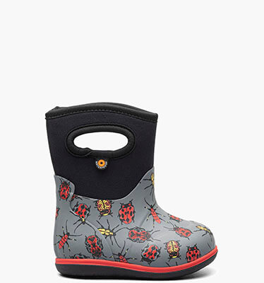Baby Classic Bugs Toddler Rain Boots in Gray Multi for $60.80
