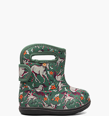 Baby Bogs II Unicorn Awesome Toddler Rain Boots in Teal Multi for $57.00