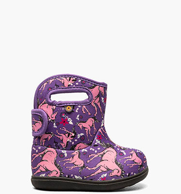 Baby Bogs II Unicorn Awesome Toddler Rain Boots in Violet Multi for $57.00