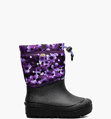Snow Shell Boot Tropadelic Floral Kids' Winter Boots in Black Multi for $65.00