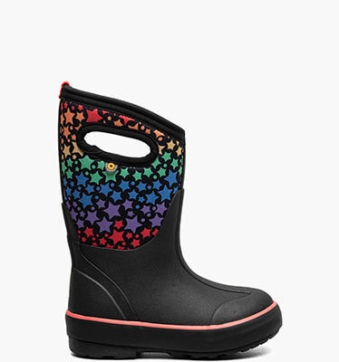 Classic II Rainbow Stars Kids' 3 Season Boots in Black Multi for $80.00