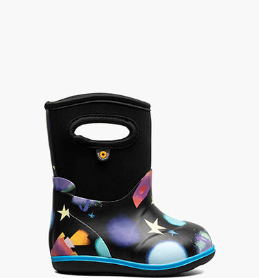 Baby Classic Dearmcore Space Waterproof Baby Boots in Black Multi for $55.00