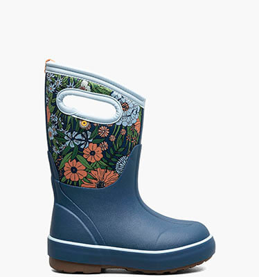 Classic II Vintage Floral Kids' 3 Season Boots in Blue Multi for $80.00