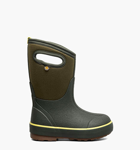 Classic II Solid Kids' 3 Season Boots in Dark Green for $80.00