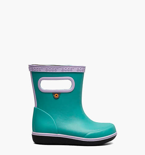 Skipper II Solid Kid's Rainboots in Teal for $40.00