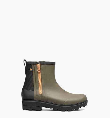 Holly Rain Zip Women's Rainboots in Army Green for $95.00