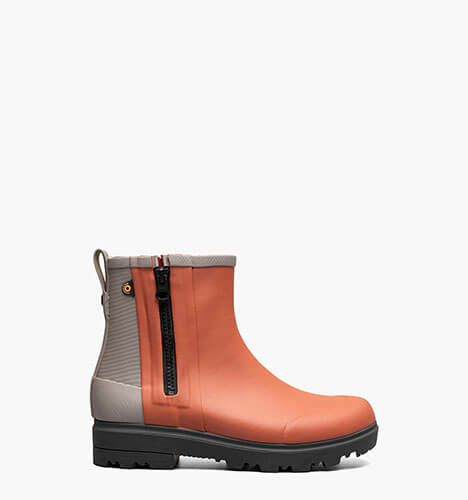 Holly Rain Zip Women's Rainboots in Brick for $95.00