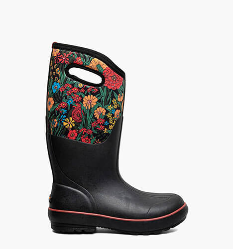 Classic II Vintage Floral Women's Farm Boots in Black Multi for $120.00