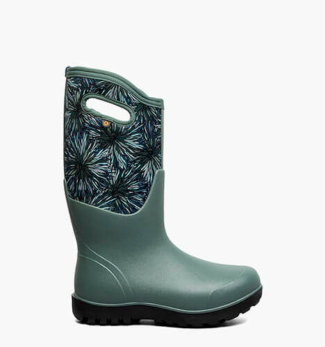 Neo-Classic Firework Floral Women's Farm Boots in Loden Multi for $140.00