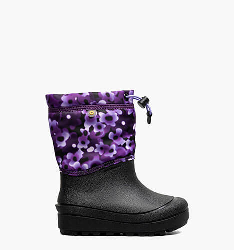 Snow Shell Boot Tropadelic Floral Kids' Winter Boots in Black Multi for $65.00