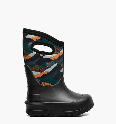 Neo-Classic Camo Landscape Kids' 3 Season Boots in Black Multi for $90.00