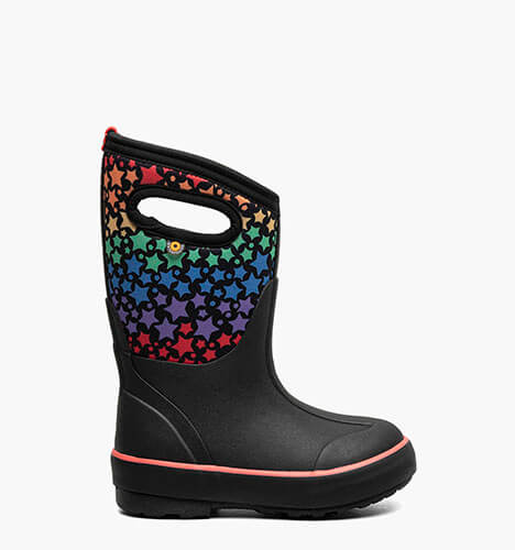 Classic II Rainbow Stars Kids' 3 Season Boots in Black Multi for $80.00