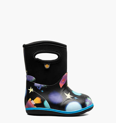 Baby Classic Dreamcore Space Waterproof Baby Boots in Black Multi for $55.00